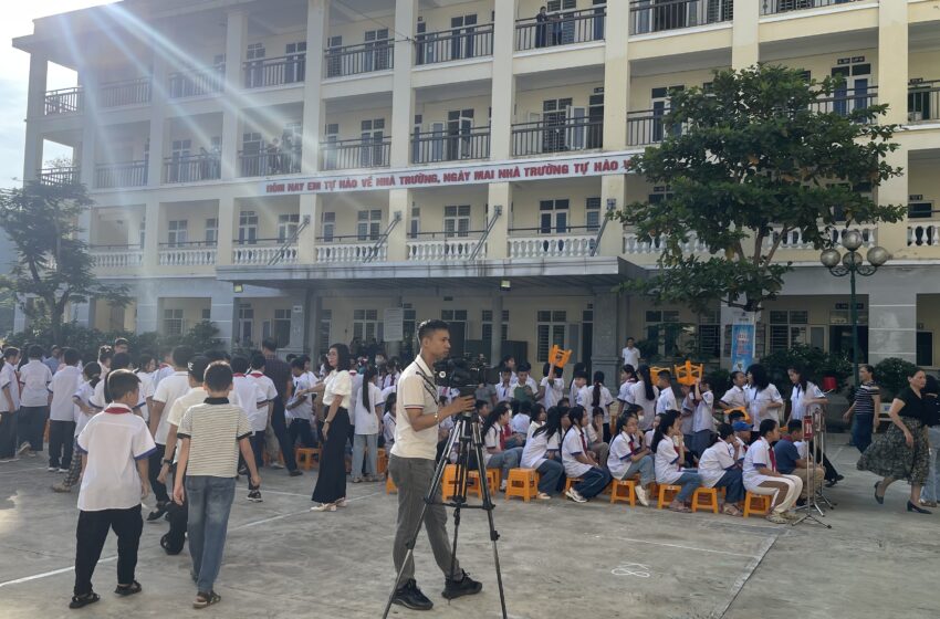  Hân hoan ngày tựu trường của 1450 học sinh trường THCS Đông Thọ