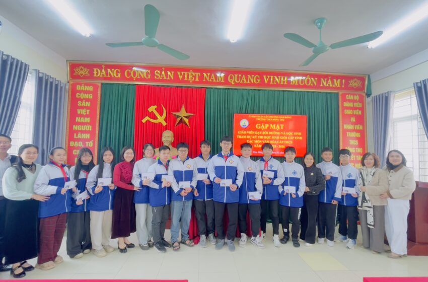  CHUNG MỘT NIỀM TIN – QUYẾT TÂM CHINH PHỤC  KỲ THI HỌC SINH GIỎI CẤP TỈNH